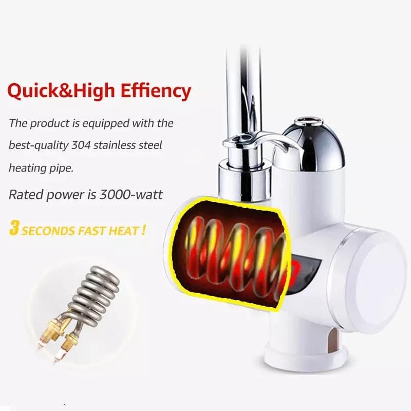 Electric Faucet Tap, Electric Hot & Cold Water Tap, Instant Water Heater Electric Faucet Tap, Electric Hot & Cold Water Tap, Instant Water Heater